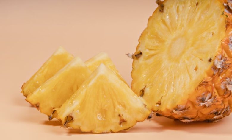 close up photo of pineapple; is pineapple good for you?