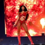 HOUSTON, TEXAS - JUNE 15: Megan Thee Stallion performs during the Hot Girl Summer Tour at Toyota Center on June 15, 2024 in Houston, Texas.  (Photo by Kevin Mazur/Getty Images for Live Nation)