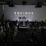 The view of the large studio cycling room at the new New York-based Equinox at River Oaks District, 4444 Westheimer Road, fitness club has opened its first Houston location, Tuesday, Dec. 8, 2015, in Houston.  Equinox is considered to be a leader in the f