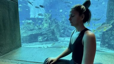 Underwater Yoga at Atlantis, The Palm